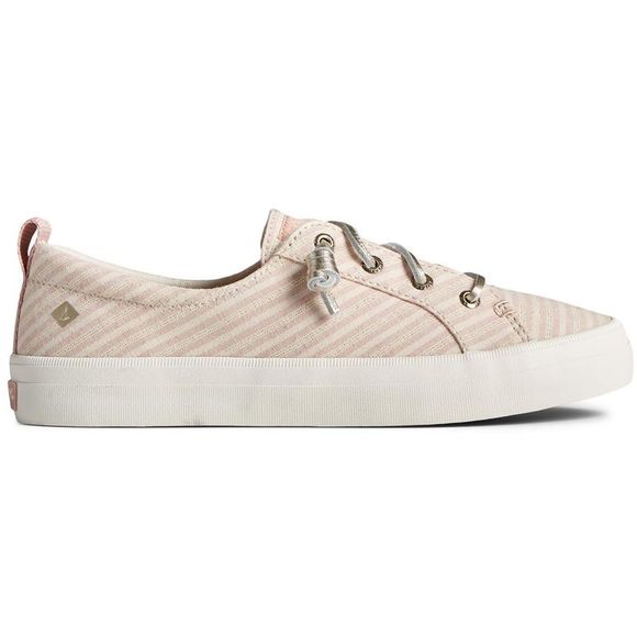 Sperry Womens Crest Vibe Pink Slip On Canvas Casual and Fashion Sneakers Used - Picture 2 of 6